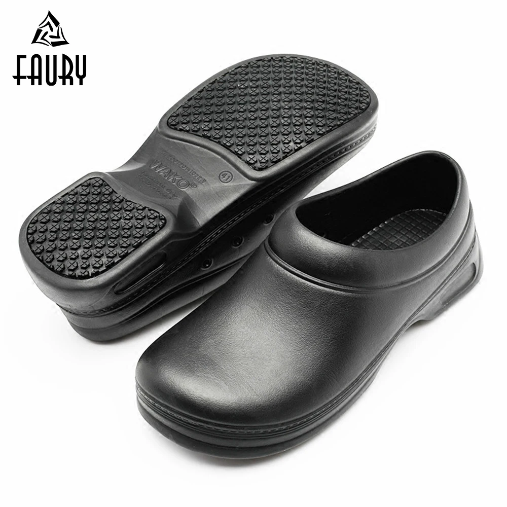 Zapatos para Chef para hombre, resistentes al aceite, zuecos de seguridad antideslizantes súper antideslizantes, zapatos de trabajo para Hotel y restaurante|Accesorios| - AliExpress