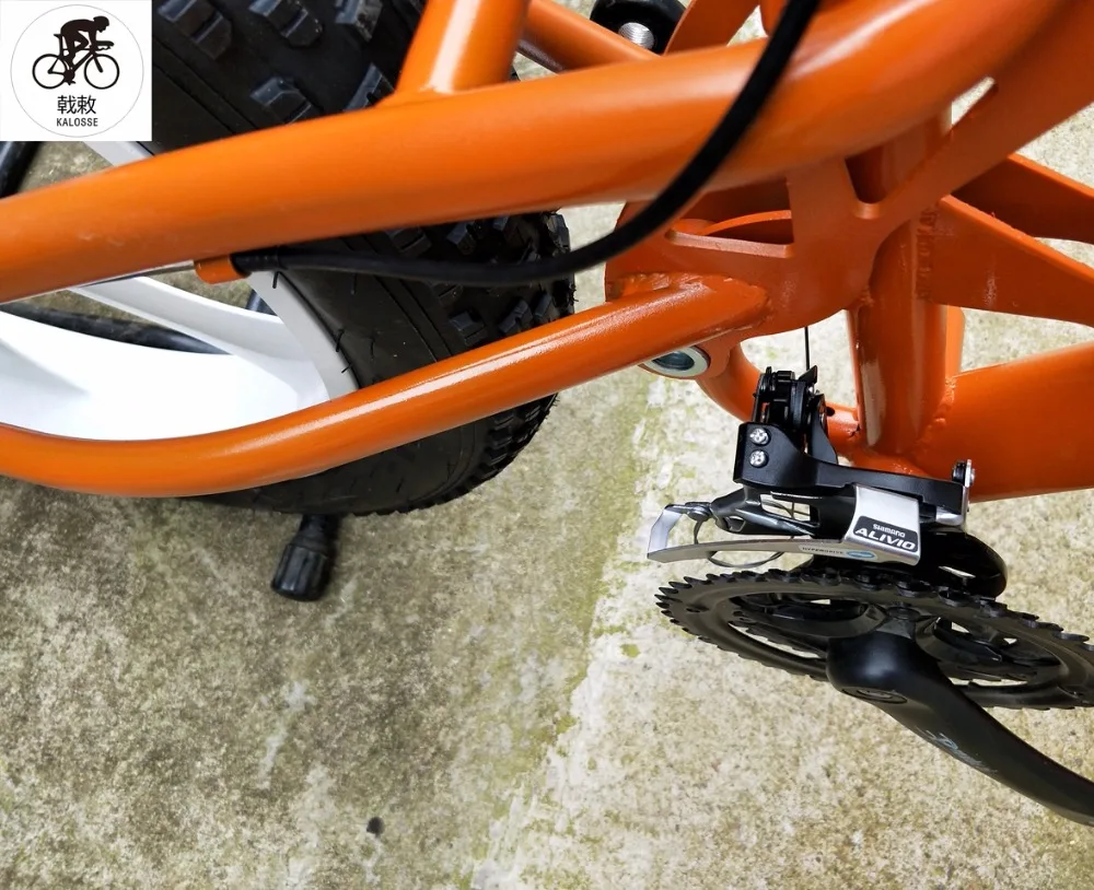 Best Kalosse 1X9 speed Snow  bike  Soft-tail  steel frame  Beach bicycle   26*4.0 tires  mountain bike  M370  Groupset 5