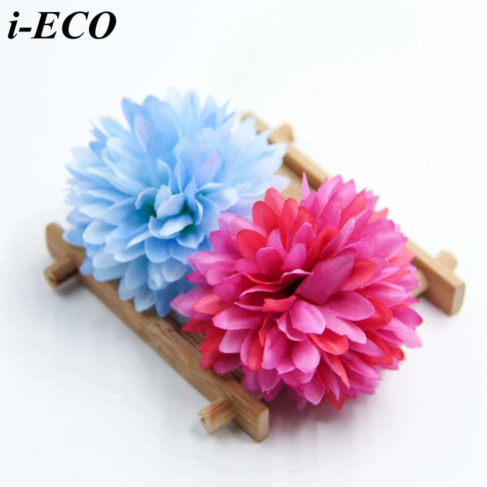 10PCS/Lot Artificial DIY Silk Flowers Daisy Flower Heads For Home