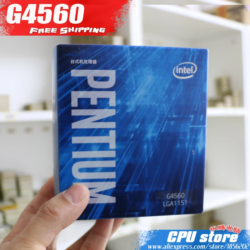 Intel Pentium Processor G4560 CPU Boxed with radiator LGA 1151 land FC ...