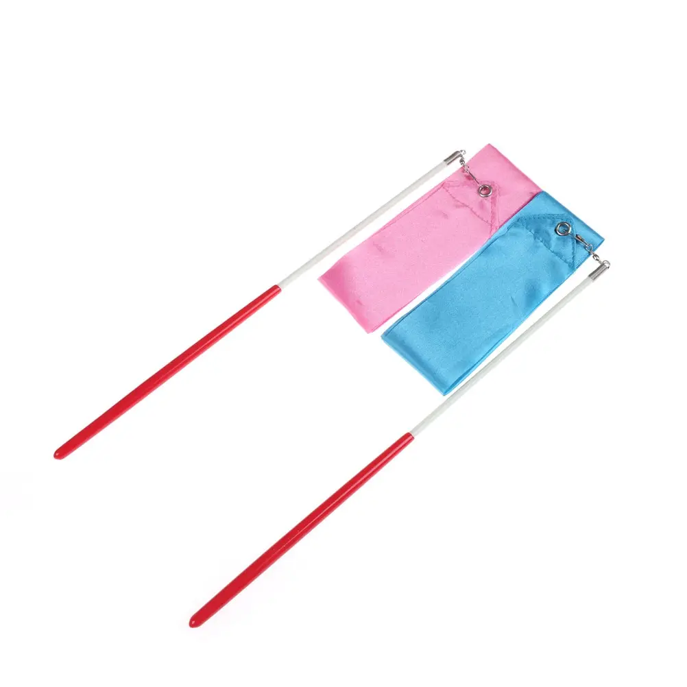 Dance Ribbon Gym Rhythmic Gymnastics Art Gymnastic Ballet Streamer Twirling Rod Outdoor Sport Games 2M
