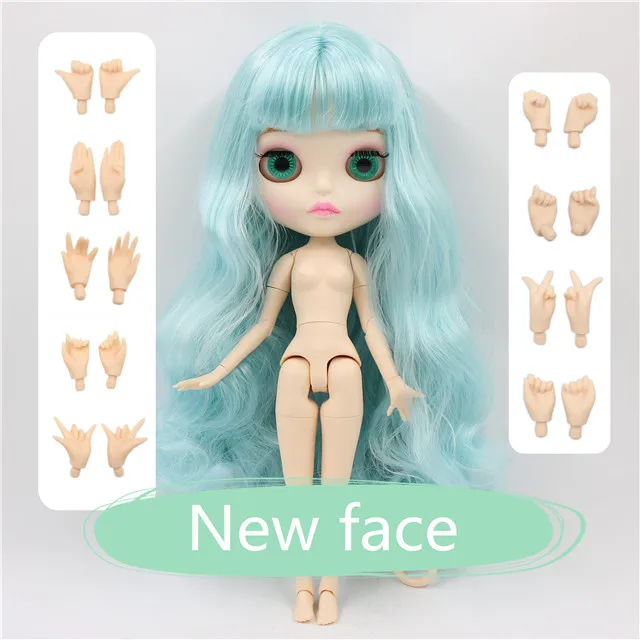 Фабрика blyth кукла 1/6 bjd кукла с одеждой обувь или новое лицо голая кукла 1/6 30 см - Цвет: matte face