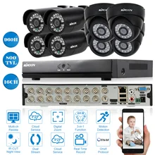 KKMOON 16CH 960 H/D1 DVR Kit 800TVL безопасности Камера Системы открытый 16CH видеонаблюдения видеорегистратор Onvif Регистраторы 4* купол Камера 4* Водонепроницаемый Камера