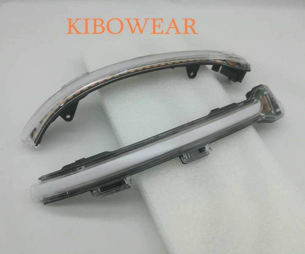 

Kibowear Crystal for VW Golf MK7 GTI 7 MK 7.5 Rline GTD Dynamic Bright LED Turn Signal Mirror Light water flowing clear version