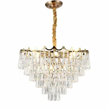 

Modern crystal chandeliers New arrival luxury design Water drop shape chandelier living room dining room lamps AC110V 220V