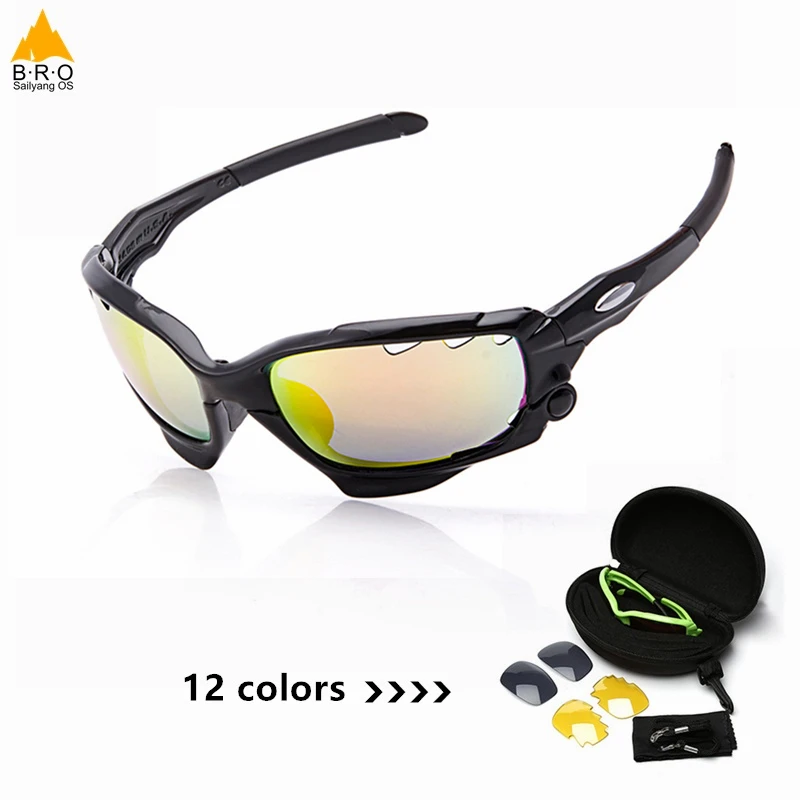 Outdoor Sports Cycling Bike Running Sunglasses UV400 Lens Goggle Glasses Eyewear