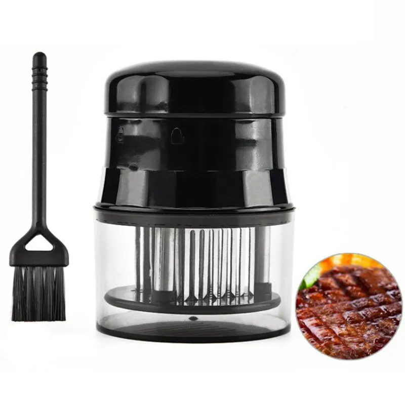 

2 Pattern Chef Profession Meat Tenderizer Needle ABS+Stainless Steel Cooking Accessories Kitchen Gadgets Steak Meat Tools