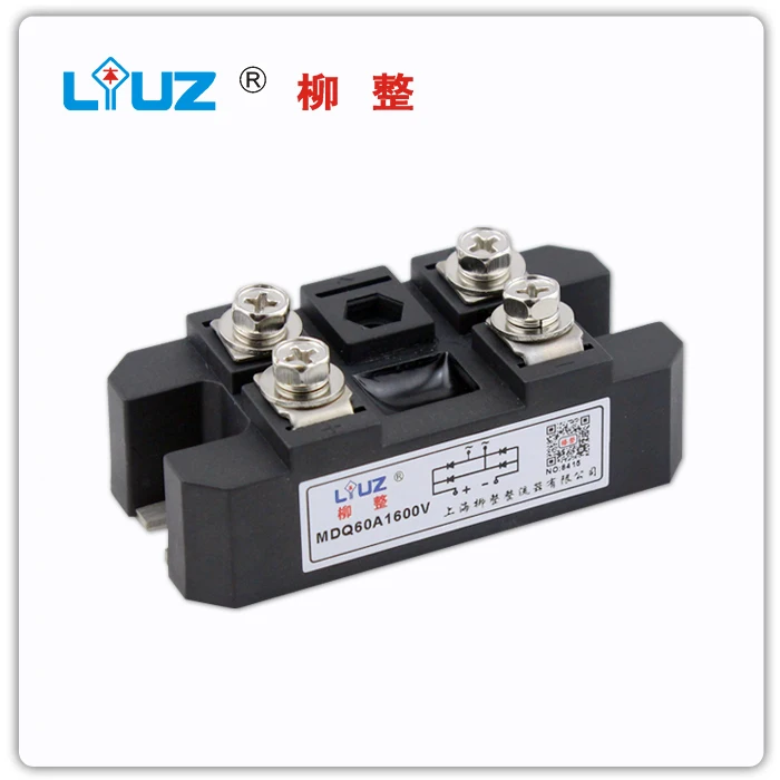 

[ZOB] RELAY MDQ60A1600V - - Fuji type auxiliary current accessories single phase bridge rectifier bridge --10PCS/LOT