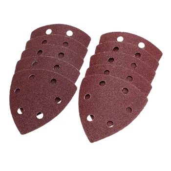 

10Pcs Dremel Accessories 90mm Delta Sand Paper Abrasive Sandpaper for Wood Grinding Polishing Sanding Paper Tool Grit 60/120/240