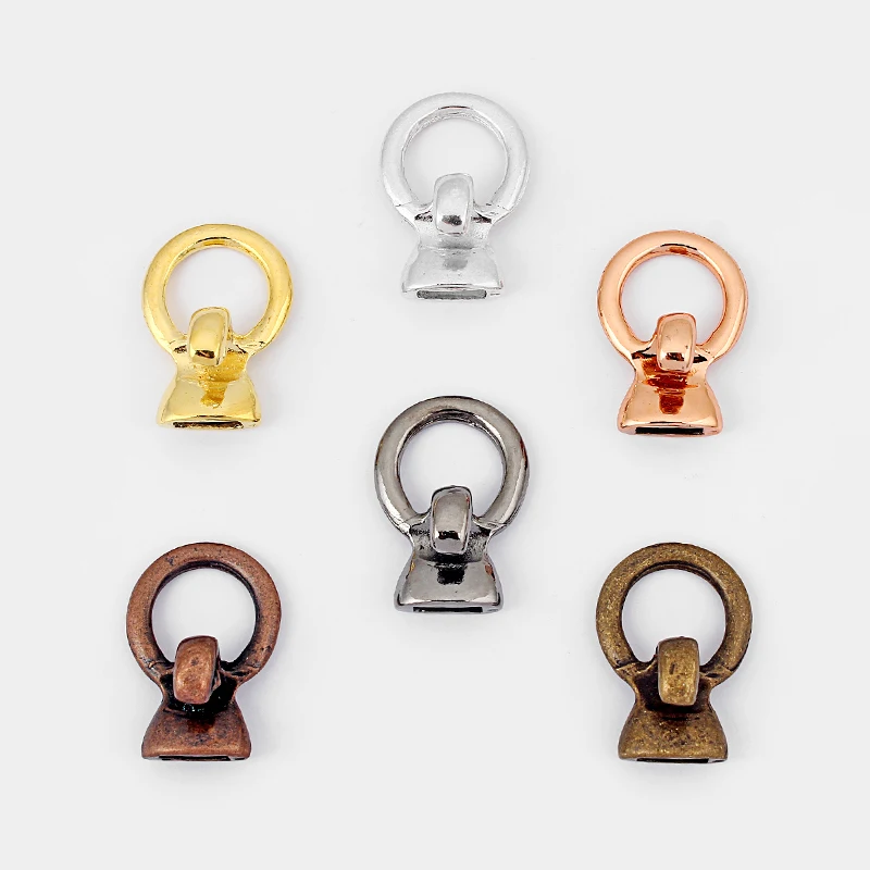 Buy 5pcs Antique Open Hook Clasps All in One Clasp for 5mm Round Leather Cord