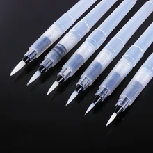 3 шт./компл. Портативный Краски кисти кисть Акварельная карандаш мягкая вода Цвет кисть для начинающих для живописи, рисования расходные материалы