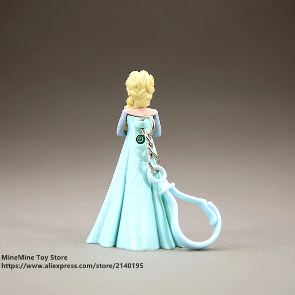ZXZ Frozen Elsa princess 8cm mini doll Action Figure Posture Anime Decoration Collection Figurine Toy model for children gift
