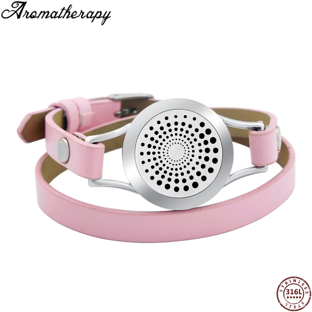 AS-002 aromatherapy leather bracelets (21)