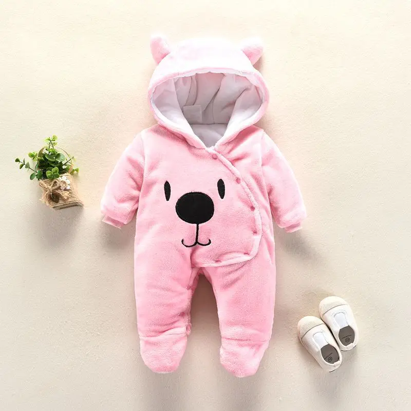 Baby Jacket, Baby Coat, Children Jacket Baby Cartoon Romper Winter Clothes hooded Infant Girl Boy Warm Kids Outfits Costume