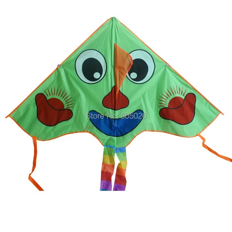 Free shipping high quality 2.5m smiling kite easy control toy nylon