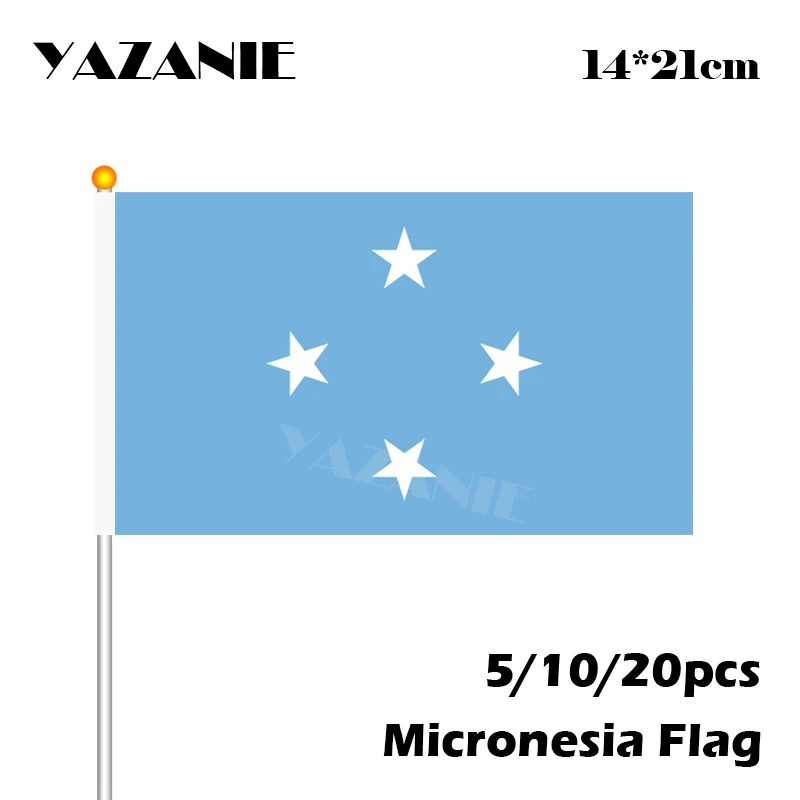 YAZANIE 14*21 см 5/10/20 шт Бесплатная доставка микронезийский Национальный флаг 8 #