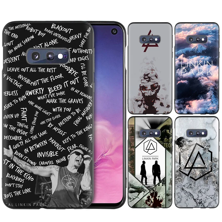 

Silicone Soft Case for Samsung Galaxy M10 M20 S10 S10e S10 5G S9 S8 S7 S7 Edge Note 8 9 Plus Lite Linkin Park Print Cover Shell
