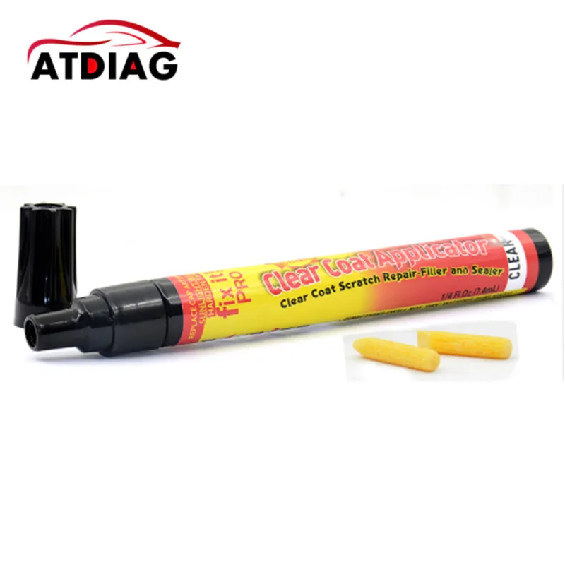 

2pcs Fix It Pro Clear Car Scratch Repair Pen Simoniz Fix It Pro Clear Car Scratch Repair Painting Pen Clear Coat Applicator