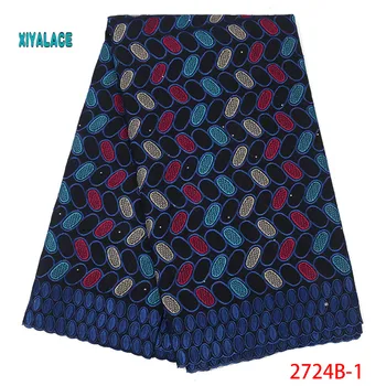 

African Lace Fabrics 2019 Nigerian Swiss Voile Lace High Quality French Swiss Voile Lace Nigerian For Wedding YA2724B-1