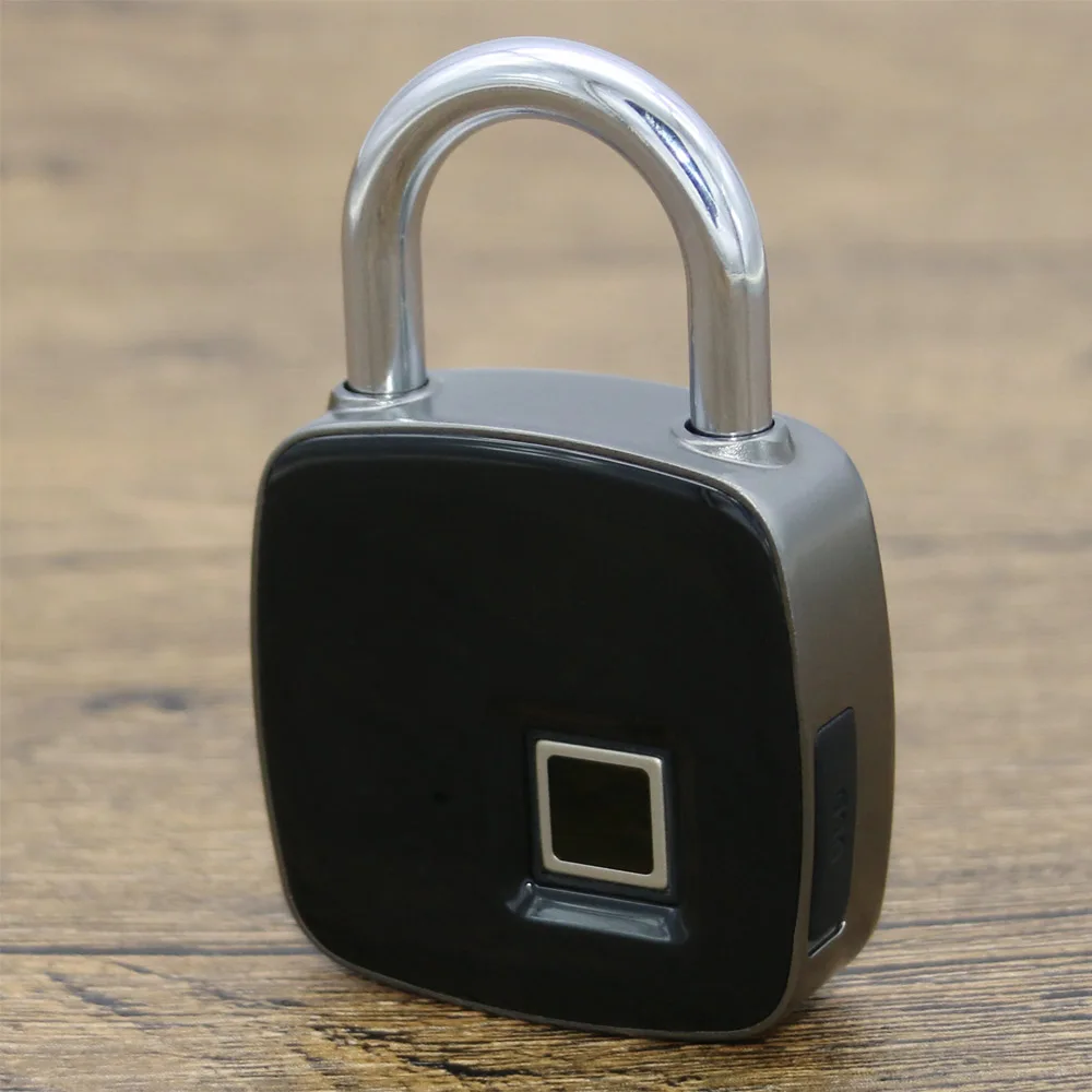 LETINE Smart Keyless Отпечатков пальцев для дверного навесного замка багажный чехол Противоугонный IP65 Водонепроницаемый USB Перезаряжаемый сенсорный замок безопасности