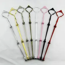 3 уровня-Big Crown смешивать цвета и гладкий металл торт стенд/свадебный торт стенд, торт лоток Centry