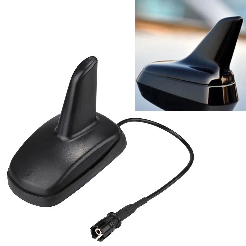 

shark fin antenna Car Roof AM/FM Radio Aerial Antenna For VW For Audi Navigation Styl aleta de tiburon antena radio coche PTHD