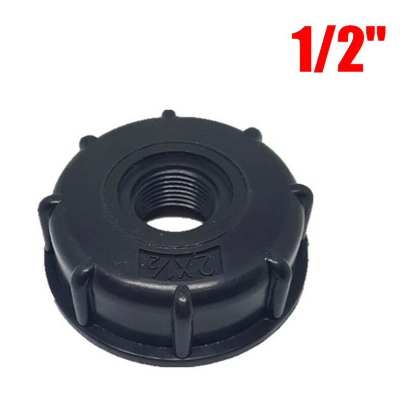 

Hose Tank Connection 60mm Quick Water Tote Connect Watering Equipment IBC Adapter Threaded 1/2" 3/4" 1" Plastic