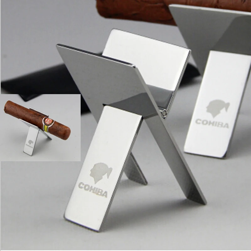 Top Quality Cigar Ashtray Holder Stainless Steel DIY Art Ashtrays