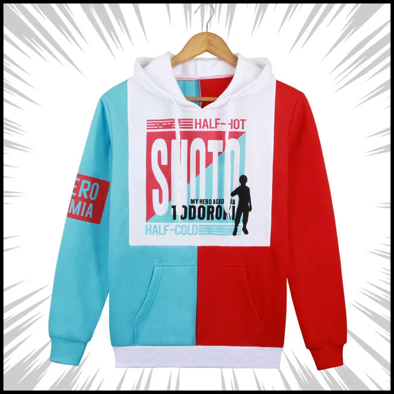 Boku no Hero Academia Todoroki Shoto пальто с капюшоном My унисекс костюмы для косплея