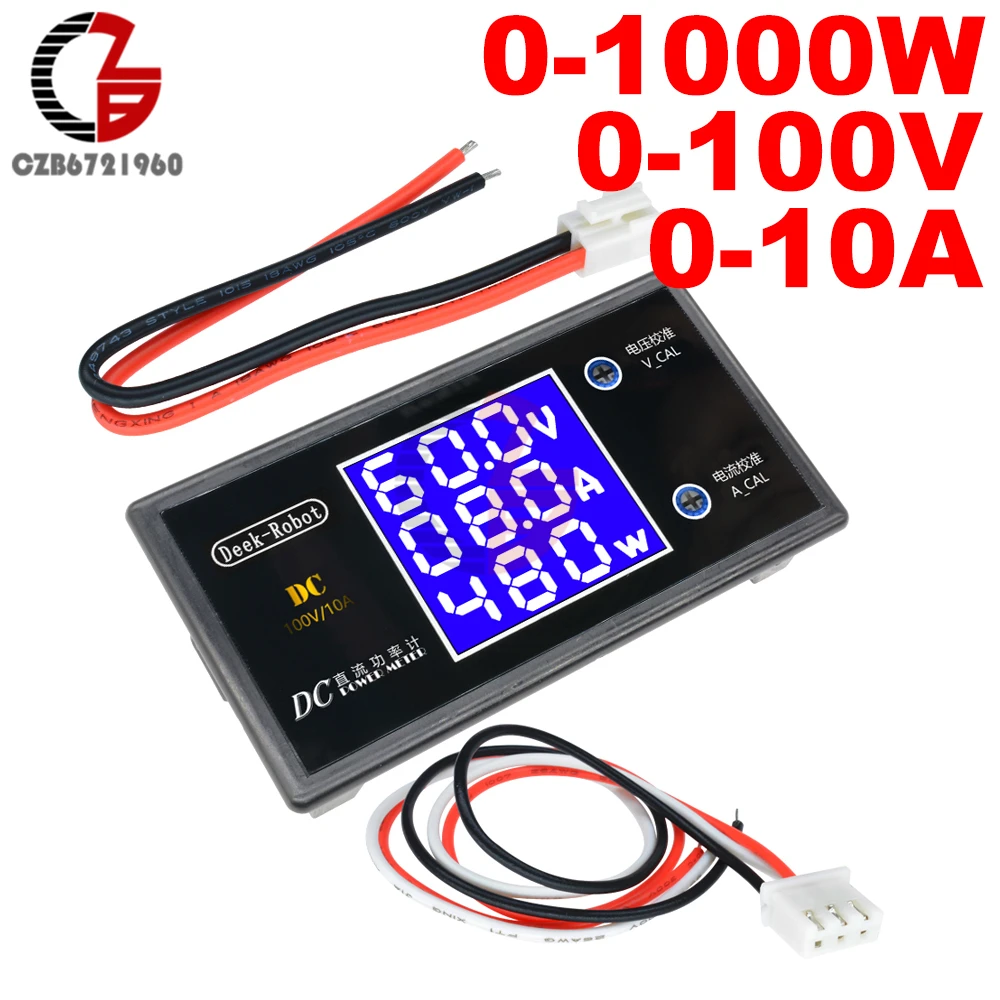 High Power DC 12V Digital Voltmeter Ammeter Motorcycle Car Voltage