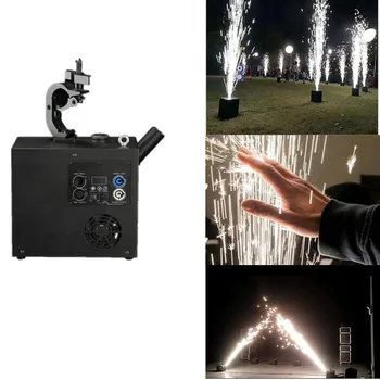 

DMX/Remote Control Cold Spark Fireworks Machine System Smokeless Spray 1-5m Height Firework Fountain Sparkular Wedding Machine