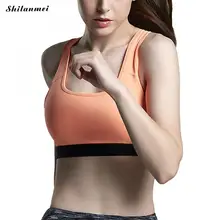 Профессиональное Спортивное компрессионное белье быстросохнущее Йога Фитнес ударопрочный беговой бюстгальтер Топ эластичный спортивный жилет плюс размер