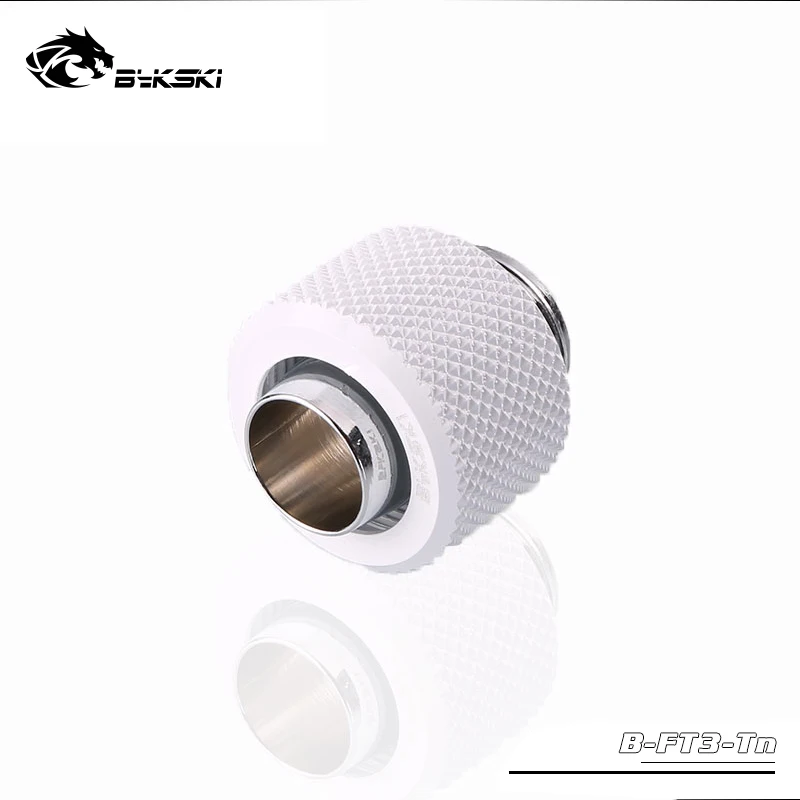 Bykski применение для внутренний диаметр 9,5 мм+ снаружи 12,7 трубы 3/" ID X 1/2" OD ручной опрессованный присоединительный фитинг для - Цвет: white