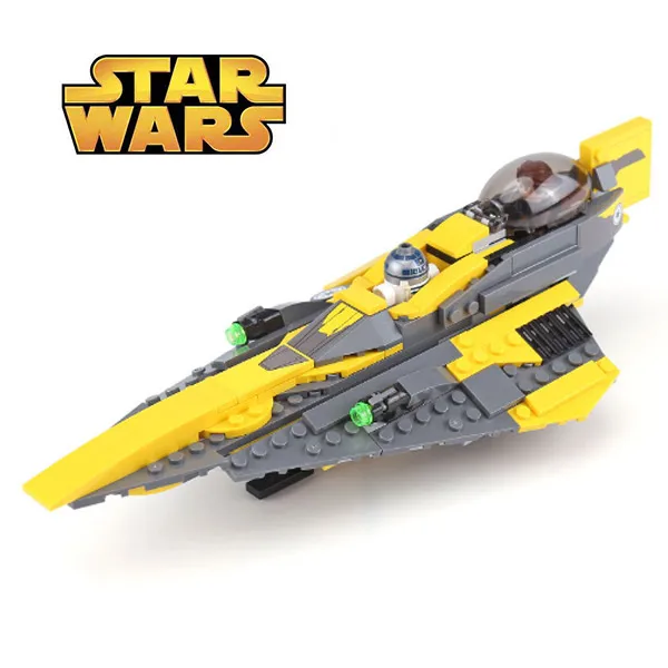 

LEPIN 05144 Star Wars Anakin's Jedi Starfighter Anakin Skywalker R2-D2 Building Blocks Brick Compatible With Legoings Star Wars