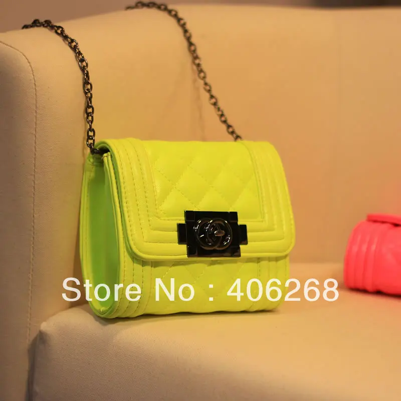neon sling bag