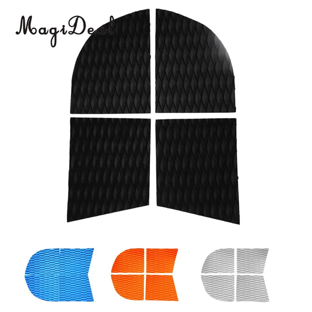 MagiDeal 4Pcs Non-Slip EVA Dog Pet Paw Traction Pads Deck Grip Mat Tail Pads for Kayak Surf SUP Surfboard Stand Up Paddle Board