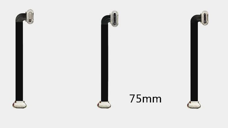 

75mm Flexible Handheld Gimbal Phone Charge Cable Micro USB/Type-c/Lightning For Iphone/android/Huawei/Samsung ZHIYUN Smooth 4/3