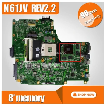 

N61JV Motherboard REV 2.0 For Asus N61JV Laptop motherboard N61JV Mainboard N61JV Motherboard test 100% OK