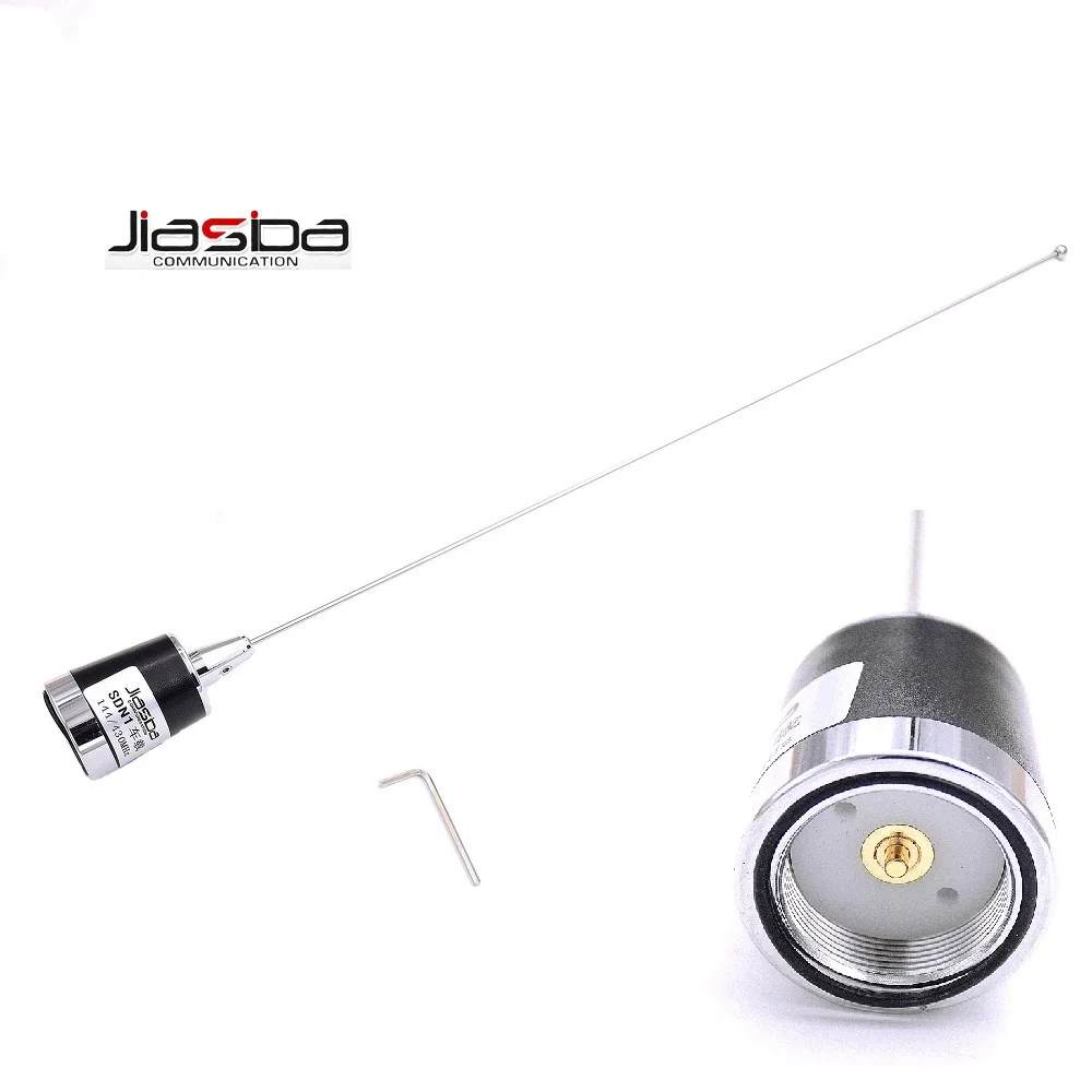 

Jiasida SDN1 NMO Antenna Daul Band VHF/UHF 134MHz&430Mhz 100W 2.15dB for Mobile Ham Car Radio walkie talkie High Gain Antenna