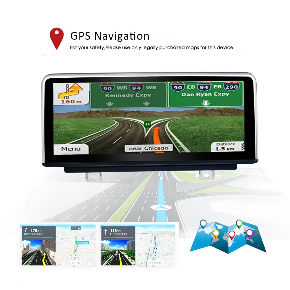 

Android 8.1 PX6 Car Video Stereo Multimedia Player 10.25" IPS LCD Screen for BMW 3 Series F30 2018 EVO GPS Navigation BT Player