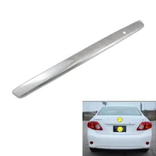 Abs Chrome Car Rear Trunk Molding Lid Cover Trim For Toyota Corolla 2008-2013 E140 Car trunk trim mat rear trunk lid cover trim for peugeot 3008 08 2010 2016 cross top polyurethane