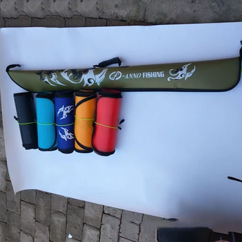 

Free post 150cm multi-color single-layer fishing gear bag EVA waterproof fishing rod bag compact and portable folding bag