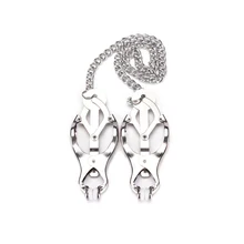 Женская металлическая цепочка, зажим для сосков, зажим для сосков, Фетиш-игрушка для связывания, отправка костюму для свадебного подарка, Вечерние игры