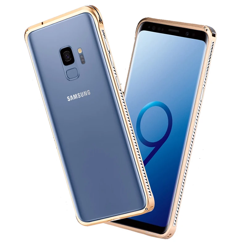 Для samsung S9 случае Алюминий металлическая подставка бампер чехол для Galaxy плюс coque |
