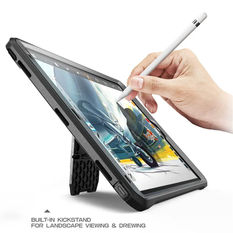 Capa protetora para ipad, estojo resistente com