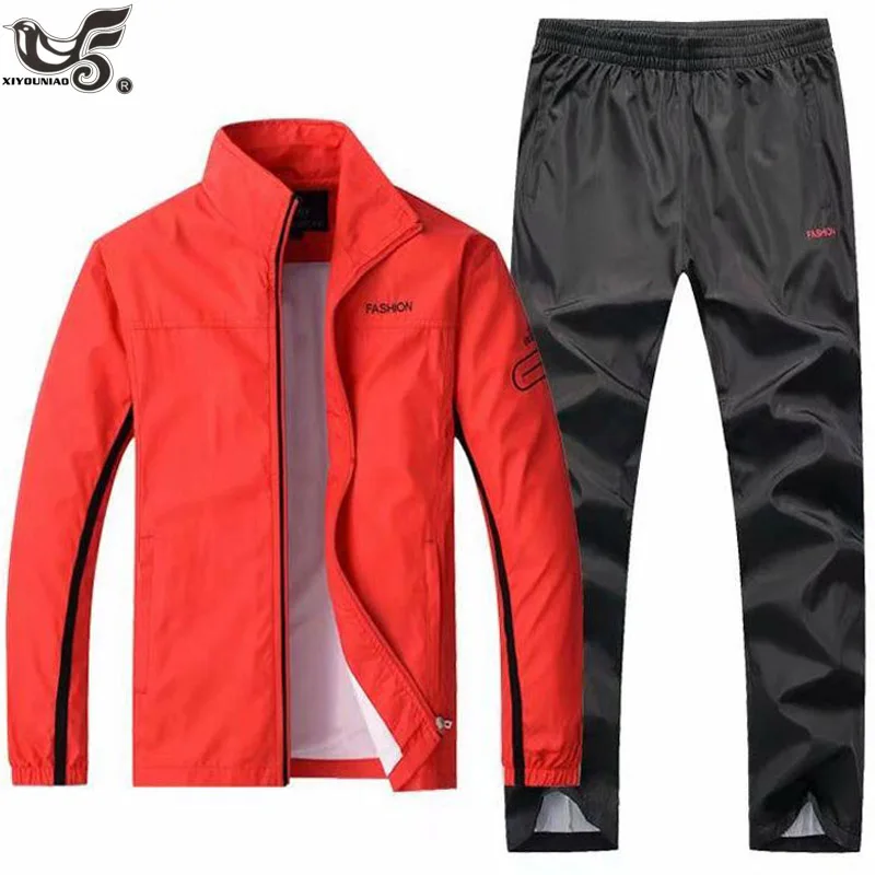 Брендовый спортивный костюм для мужчин из двух частей, спортивная куртка+ штаны, комплекты, повседневная мужская спортивная одежда, спортивные костюмы для пробежек, тренировочная одежда для мужчин