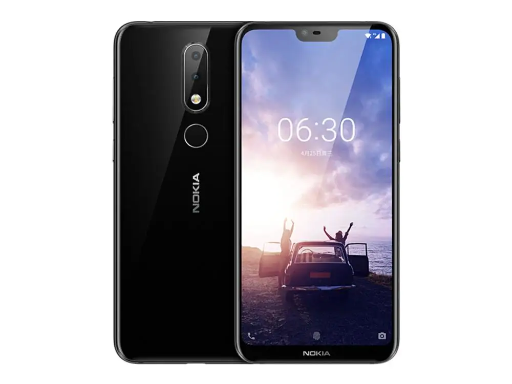 Смартфон Nokia X6 Android 5," 18:9 Восьмиядерный процессор Snapdragon 636 3060 мАч 16,0 Мп+ 5,0 МП камера отпечаток пальца ID мобильный телефон - Цвет: Черный