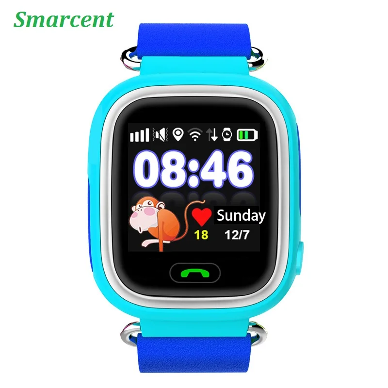 Goede Originele kind Q90 Touchscreen WIFI Smart baby Horloge Locatie Finder apparaat GPS Tracker kind gps horloge telefoon voor Kids PK Q100