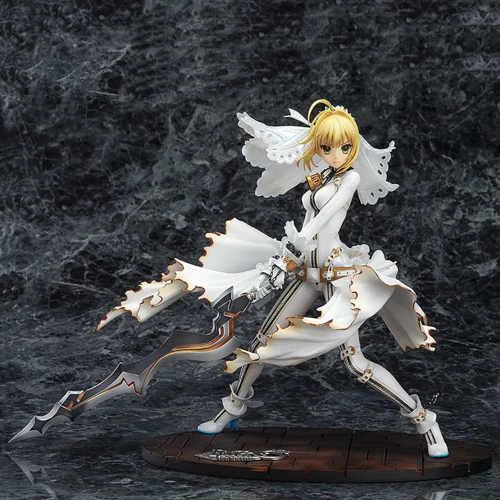 23 см, аниме Fate/stay Night Gsc Extra Ccc, белое платье, меч невесты, фигурка, модель, коллекция, Fate Night Girl Figure, новинка