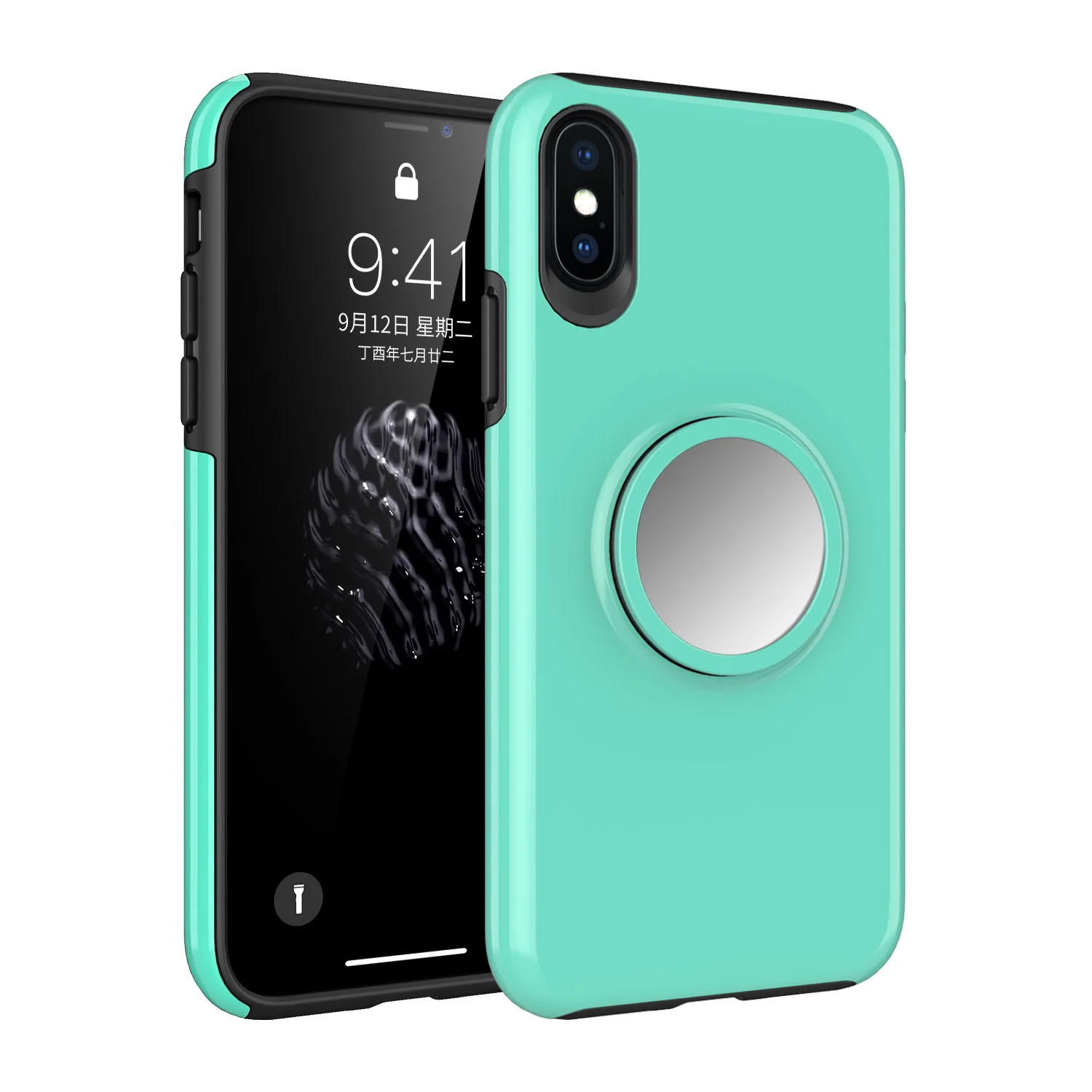 Противоударный чехол для iphone 6 6s 7 8 Plus X XR XS MAX автомобильный держатель скрытая